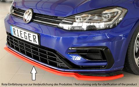 Lama anteriore Rieger Golf 7 R-R-Line dal 2017 ABS per paraurti orig