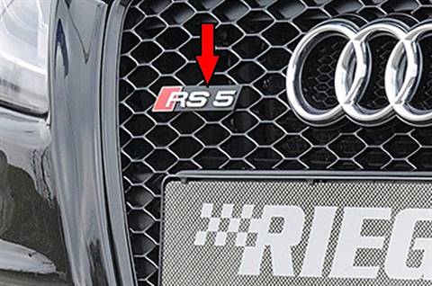 Emblema RS5 per mascherina originale