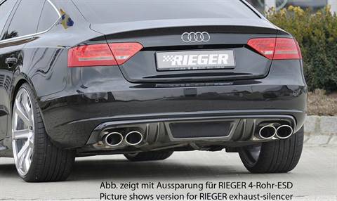 Diffusore Rieger A5 Sportback no S-Line marm.duplex orig. carbonlook