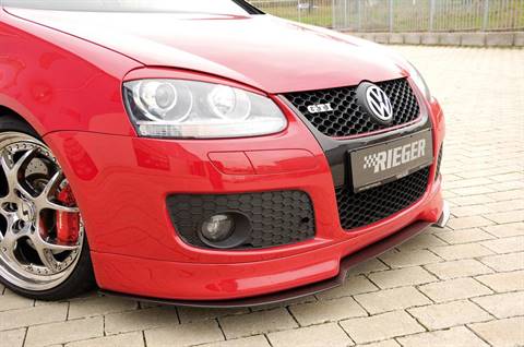 Lama anteriore sagomata Golf 5 GTI per sottopar.Rieger 59400 carbonl