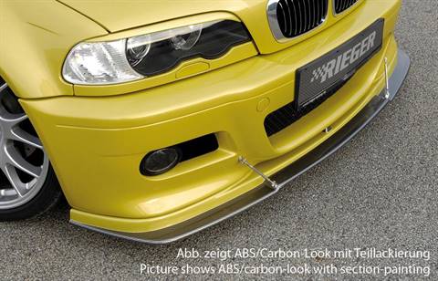 BMW M3 E46 sottoparaurti Rieger solo M3 escluso CSL