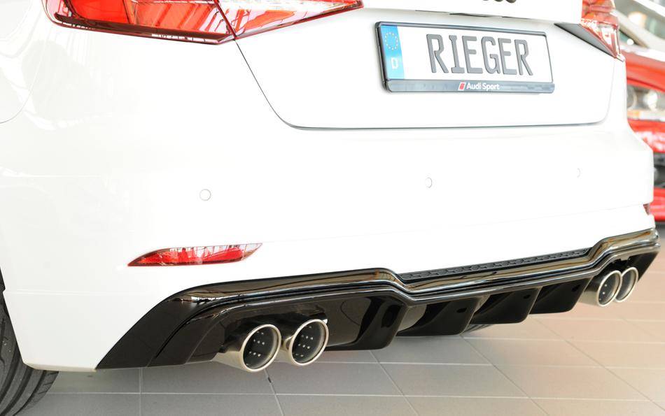 Diffusore Rieger A3 8V 3+5 porte senza S-Line per 4 term. fino 08.16 - Audi  A3 8V - Rabanser Onlinestore