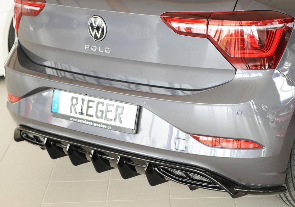 Diffusore Rieger Polo 6R GTI per marm.doppia SX fino 01.14 nero luci - VW Polo  6R - Rabanser Onlinestore