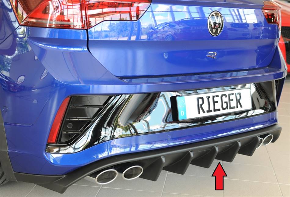 Diffusore Rieger T-Roc R R-line dal '22 per 4 terminali 4x107 ABS