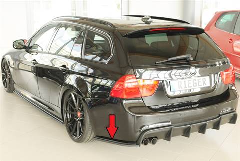 Aggiunta laterali SX Rieger per diffusore E90/91 M-Style ABS