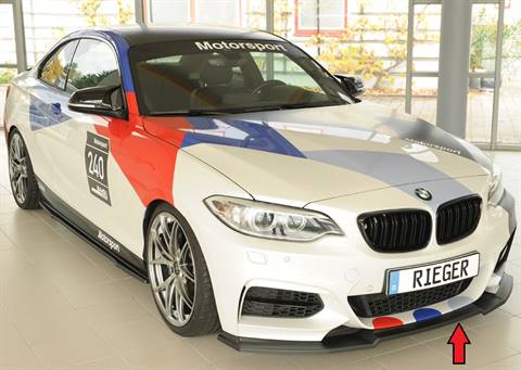 Lama ant Rieger BMW F22/23 per paraurti M-Style anche Facelift