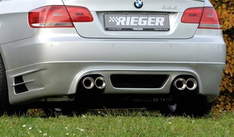 Rieger sottoparaurti post BMW E92/93 solo 335I marm. doppia duplex