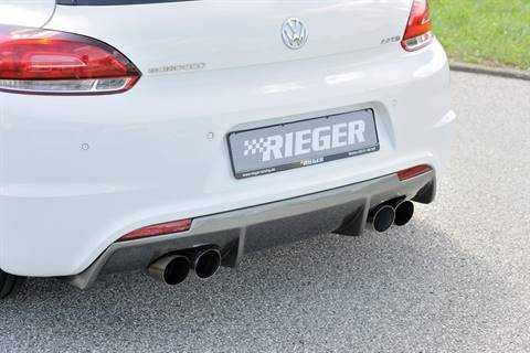 Diffusore Rieger Scirocco R-line carbonlook marm. duplex 4x90