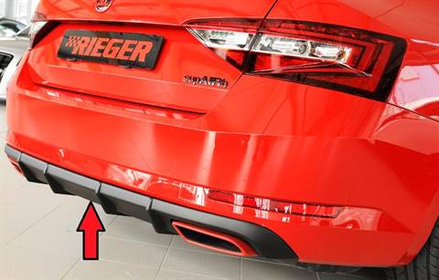 Diffusore Rieger Superb 3T/3V dal'15 solo 2,0TSI 206KW con gancio El